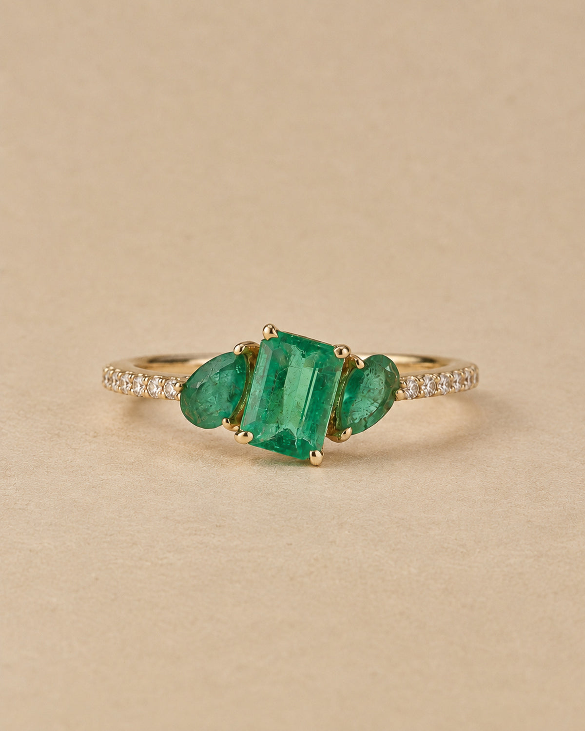 Allegra Emerald & Diamond Ring
